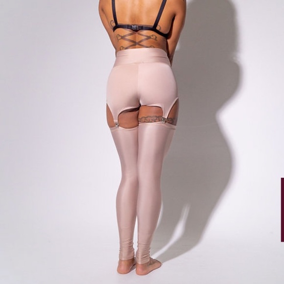 Sorte Store - Provocative Mind Garter leggings - medium - NEW - Picture 3 of 15